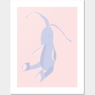 baby rabbit Posters and Art